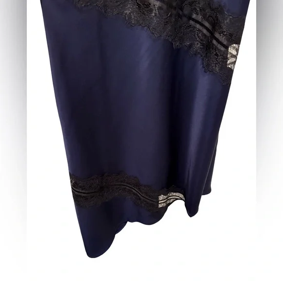 House of Harlow 1960 NWT Size S Beautiful Rich Navy & Black Lace Dress  (0633) - Picture 7 of 12